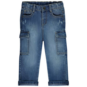 Τζιν cargo με εφέ used για μωρό αγόρι 