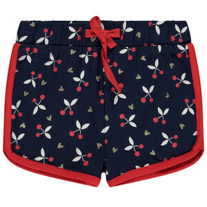 Σορτς σπορ με φαντεζί σχέδιο για bebe κορίτσι 