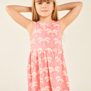 Φανταστικό εκτυπωμένο φανελάκι φόρεμα για κορίτσι 