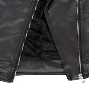 Perfecto en simili cuir avec doublure en sherpa fille 