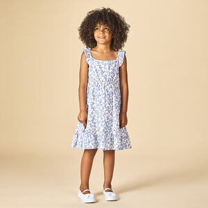 Φόρεμα με τιράντες και φλοράλ σχέδιο για κορίτσι 