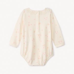 Body μακρυμάνικο με γιακά Claudine από δαντέλα για bebe κορίτσι 