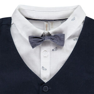 Σετ 3 τμχ. με φιόγκο για μωρό αγόρι 