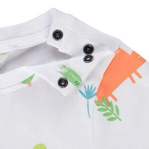 Κοντομάνικο μπλουζάκι με σχέδιο δεινόσαυρους για bebe αγόρι 