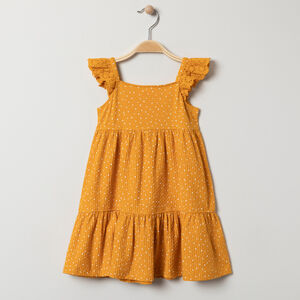 Φόρεμα  φαντεζί με τιράντες και δαντέλα 