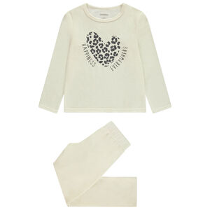 Σετ πιτζάμας 2 τμχ. από βελουτέ για κορίτσι 