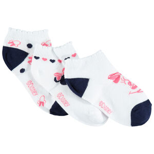 Lot de 3 paires de chaussettes courtes Minnie Disney 