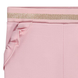 Κολάν μονόχρωμο σε ύφασμα Milano με λεπτομέρειες βολάν για μωρό κορίτσι  Main Κολάν μονόχρωμο σε ύφασμα Milano με λεπτομέρειες βολάν για μωρό κορίτσι