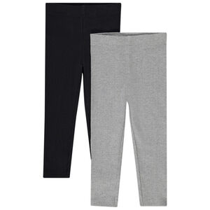 Σετ από 2 μονόχρωμα πλεκτά σλιπ για μωρό κορίτσι 