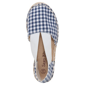 Εσπαντρίγιες αζούρ με μικρό καρό σε νούμερο 24 έως 27 