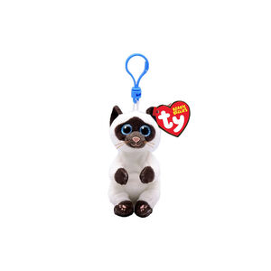 Λούτρινο Beanie Bellies με clip Miso η γάτα 