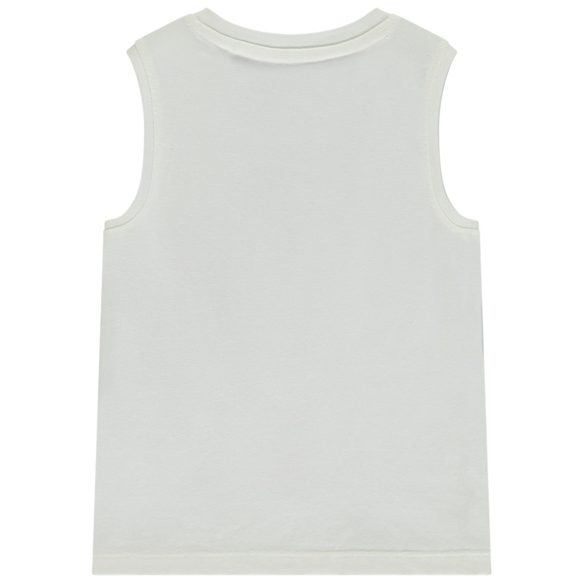 Αμάνικο μπλουζάκι με σχέδιο φοίνικα σε ανάγλυφο για bebe αγόρι 