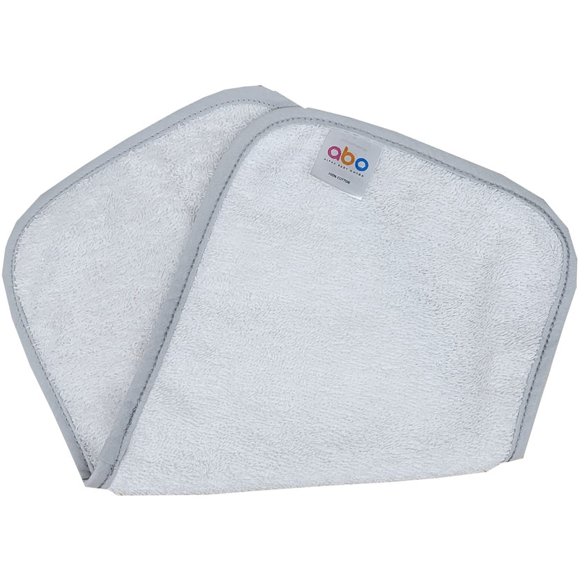 Λαβέτα Λευκή-Γκρί 20*40 ABO 