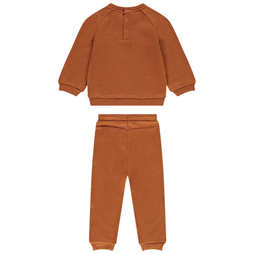 Ensemble jogging en tricot uni pour bébé garçon 