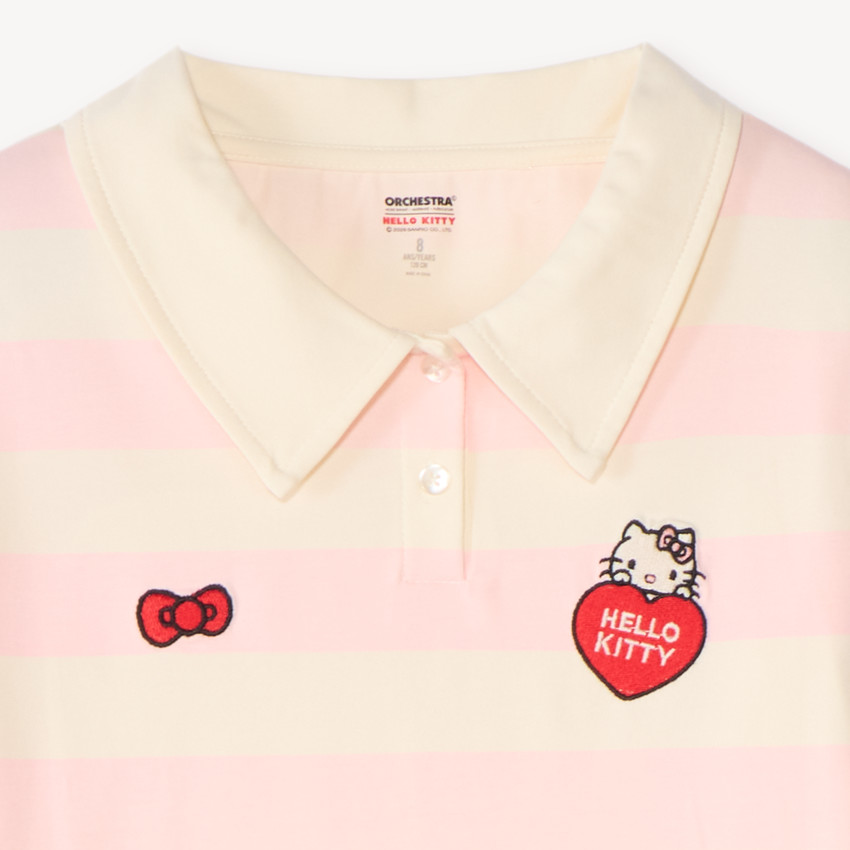 Πόλο κοριτσιού με μακριά μανίκια Hello Kitty 