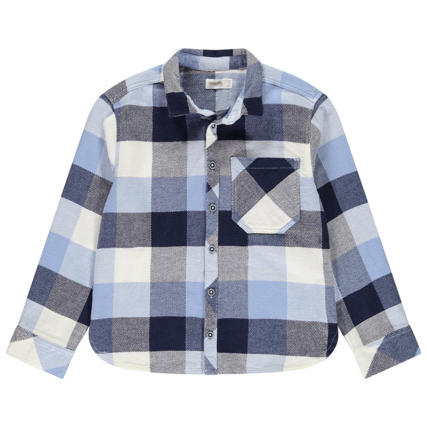 Πουκάμισο υφασμάτινο καρό σε στυλ ξυλοκόπου για αγόρι  Additional Πουκάμισο υφασμάτινο καρό σε στυλ ξυλοκόπου για αγόρι