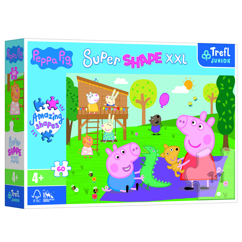 Παζλ Trefl 60 Xxl Super Shape Peppa Pig  