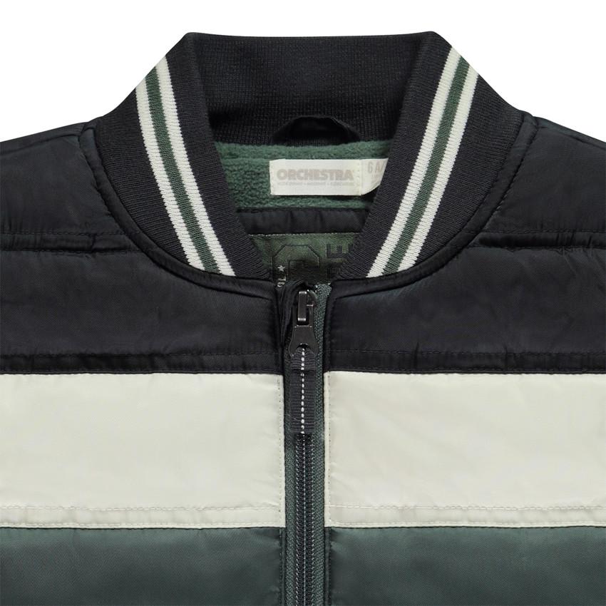 Αμάνικο μπουφάν με εφέ color block για αγόρι 