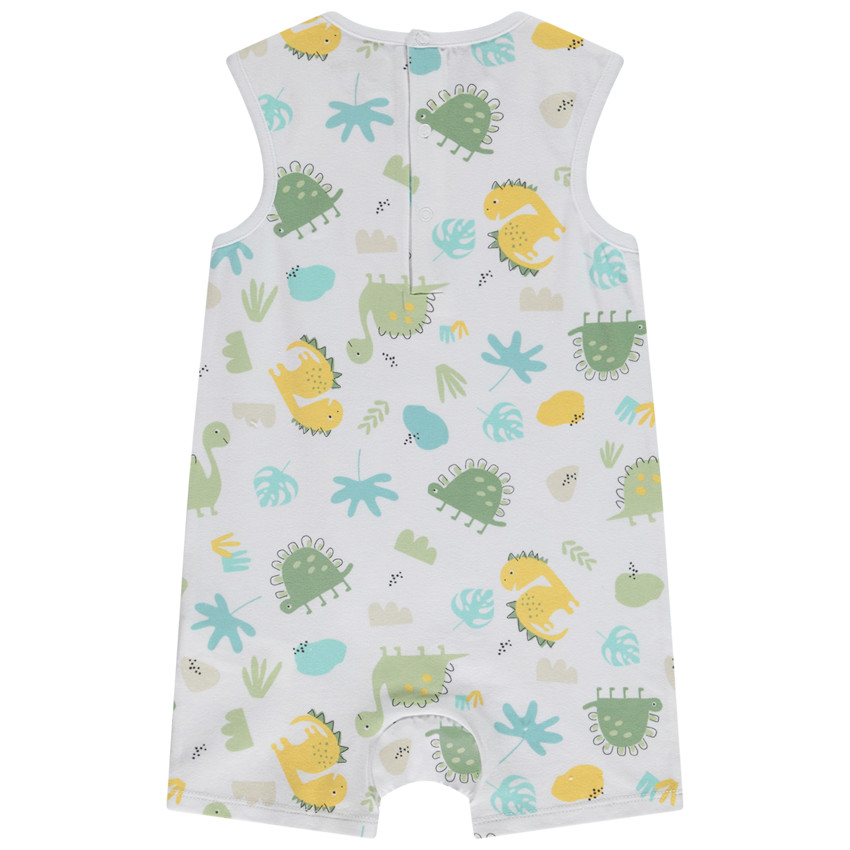 "Σετ από 2 κοντές φόρμες με φαντεζί σχέδιο δεινοσαύρων για μωρό αγόρι" 