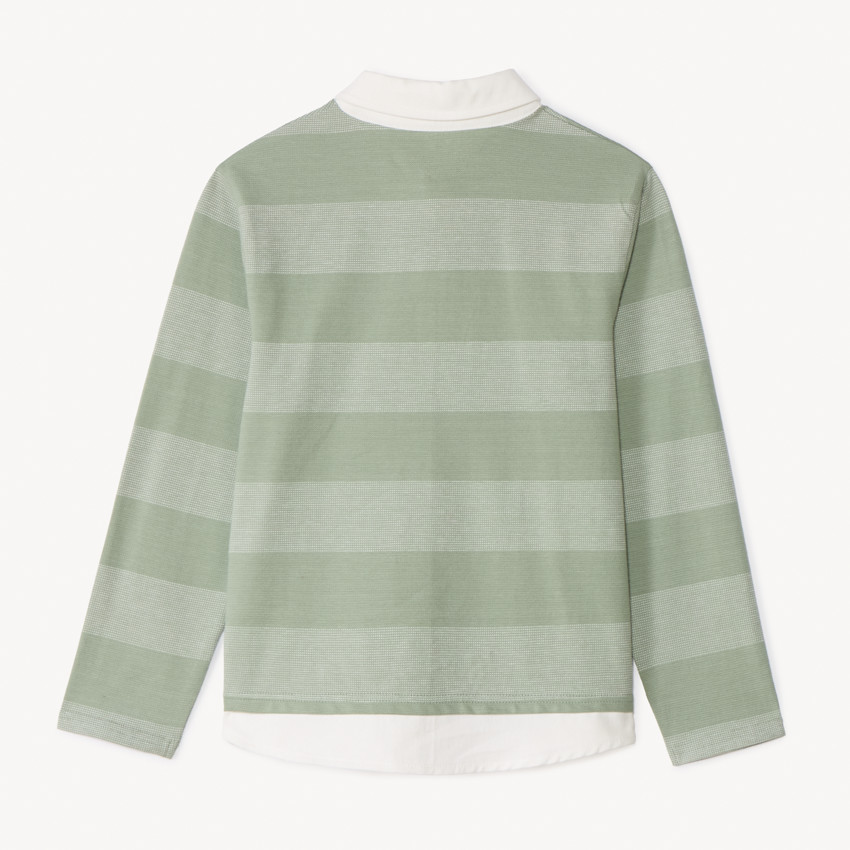 Πολό κοντομάνικο ριγέ για αγόρι 