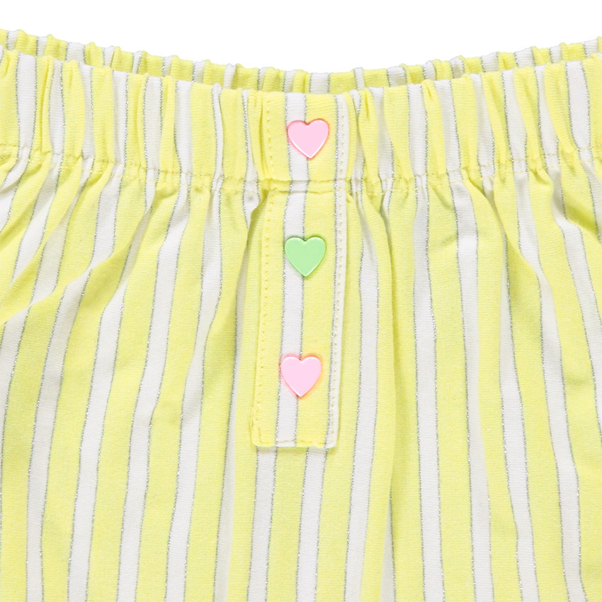 Σύνολο μπλούζα με εμπριμέ μοτίβο Μίνι της ©Disney και ριγέ σορτς 