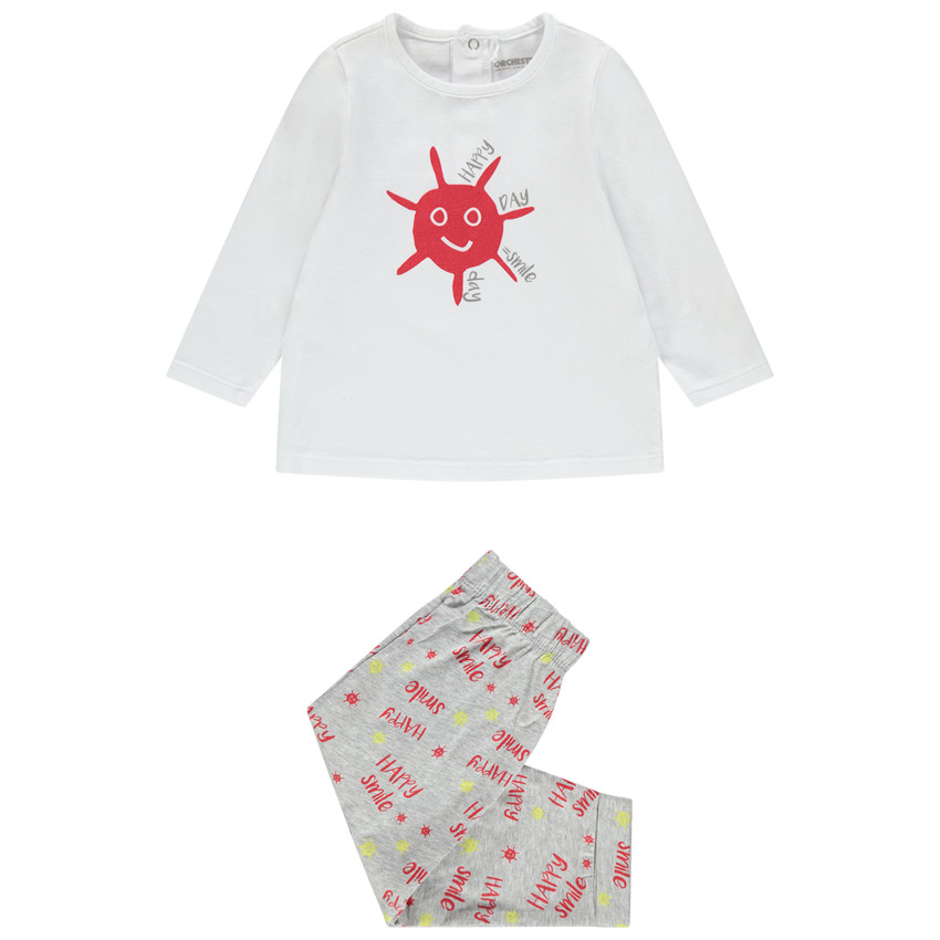 Pyjama 2 pièces en jersey manches longues printé  Additional Pyjama 2 pièces en jersey manches longues printé
