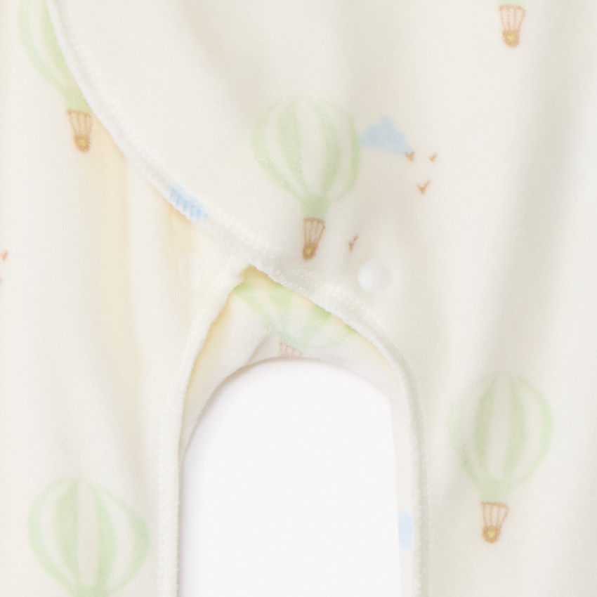 Φορμάκι βελουτέ με σχέδιο αερόστατα για πρόωρο μωρό 