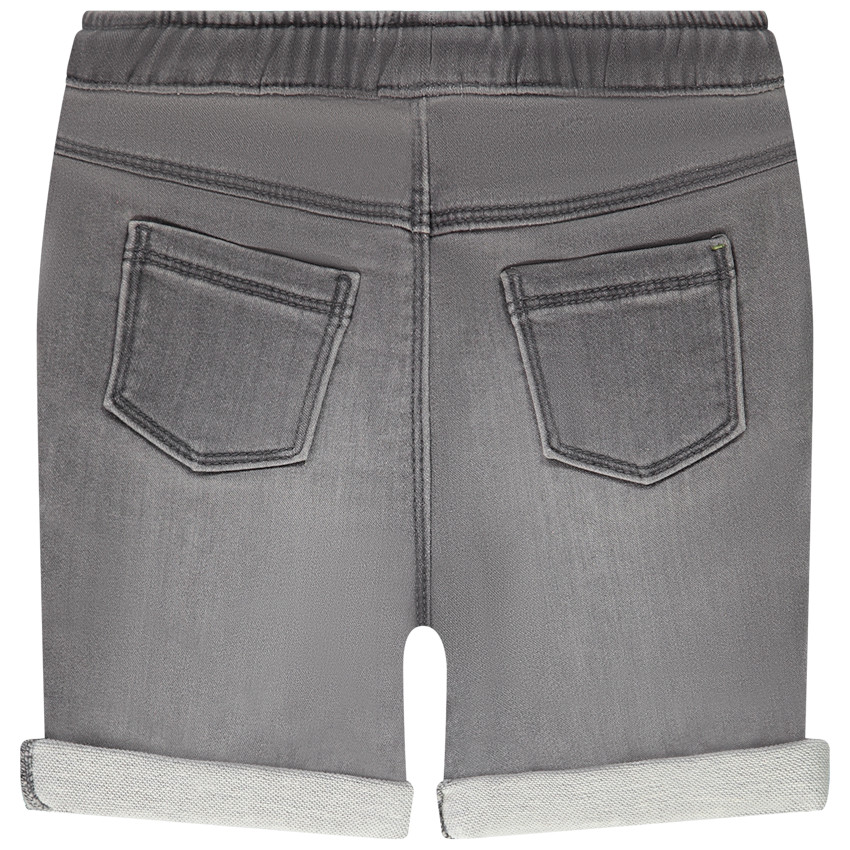 Βερμούδα από μονόχρωμο denim με κορδόνι σε αντίθετο χρώμα για αγόρι  Additional Βερμούδα από μονόχρωμο denim με κορδόνι σε αντίθετο χρώμα για αγόρι