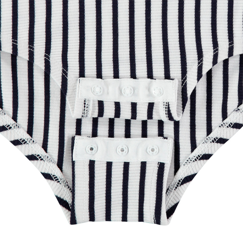 Κοντομάνικο κορμάκι ριγέ 