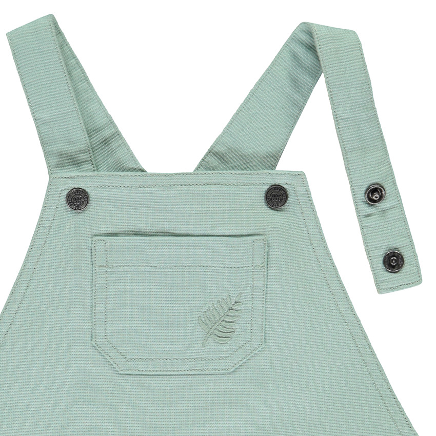 Σαλοπέτα κοντή από υφασμάτινο με τσέπη για μωρό αγόρι 