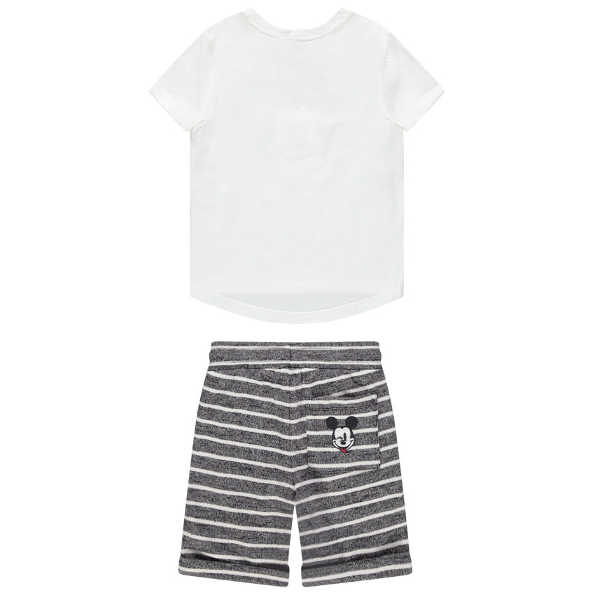 Σύνολο με μπλουζάκι τύπωμα Mickey Disney παιχνιδιάρικο 