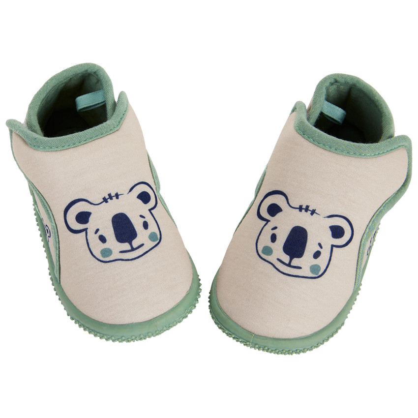 Chaussons forme bottillons scratch imprim koalas pour b b gar on