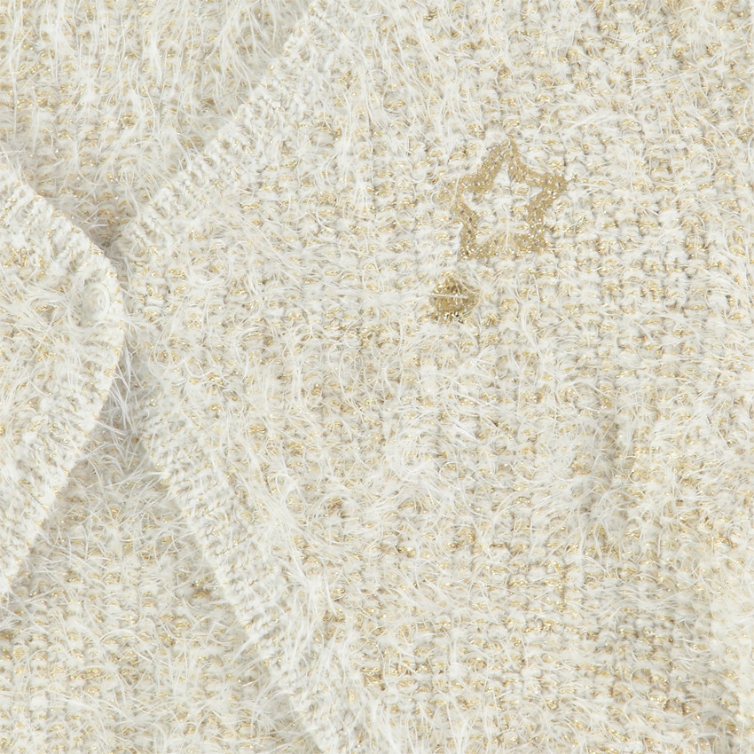 Junior - Gilet en tricot poil à étoile en sequins  Additional Junior - Gilet en tricot poil à étoile en sequins