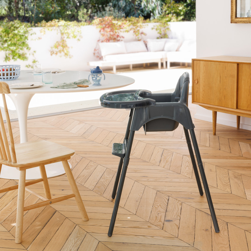 Κάθισμα φαγητού 2 σε 1 Capucine 2.0 γκρι 