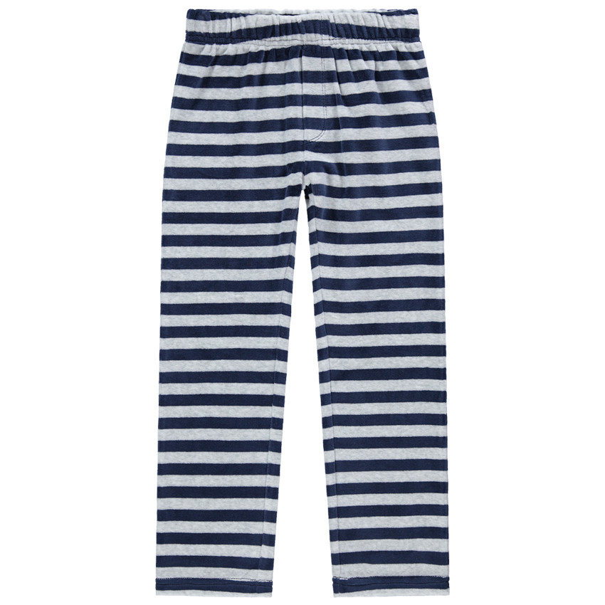 Βελουτέ πιτζάμα με τυπωμένο μήνυμα 