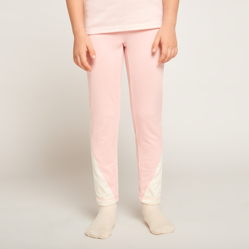 Caleçon long de ski bicolore pour fille  