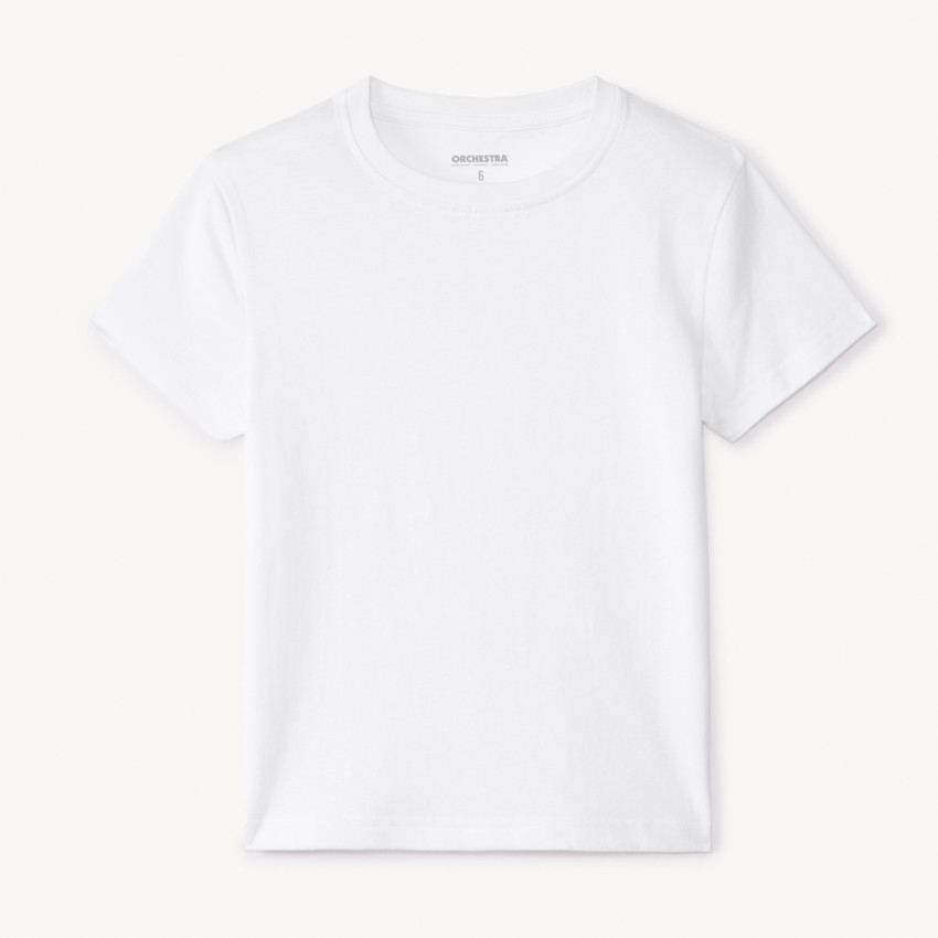 T-shirt κοντομάνικο μονόχρωμο βαμβακερό για αγόρι Main T-shirt κοντομάνικο μονόχρωμο βαμβακερό για αγόρι