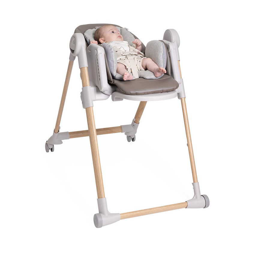 Chaise-haute évolutive Polly Armonia Steel  
