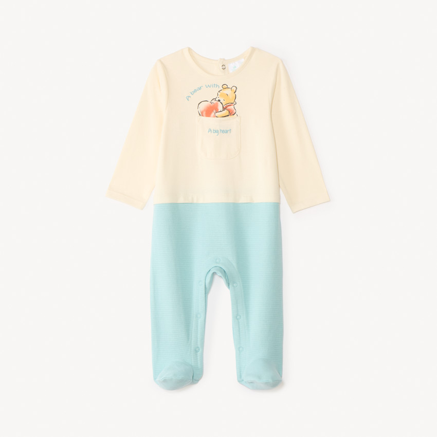 Ρούχο ύπνου 2-σε-1 με εφέ interlock Winnie the Pooh Disney αγόρι μωρό 