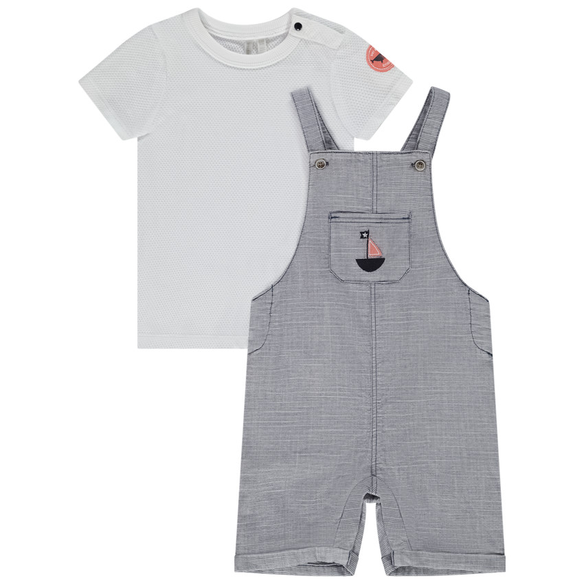 Σετ 2 τεμαχίων t-shirt σε nid d