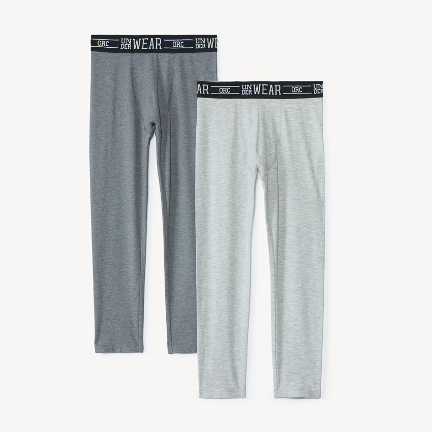 Σετ από 2 μονόχρωμα μακριά μποξεράκια για αγόρι 