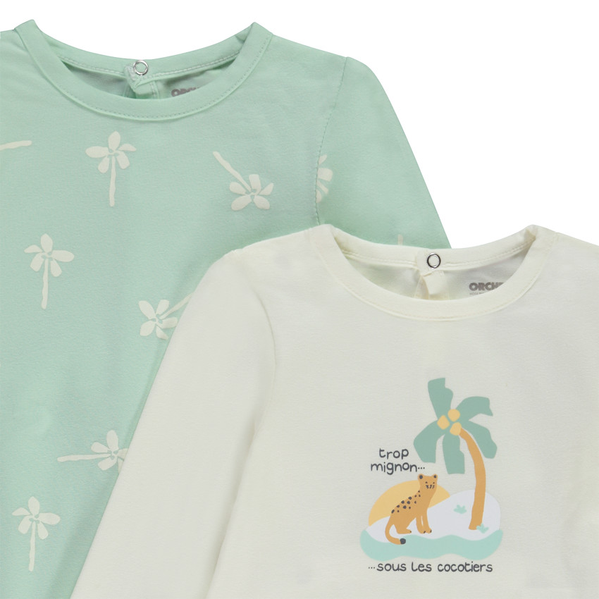 "Σετ από 4 dors-bien φαντασίας από jersey για μωρό αγόρι" 