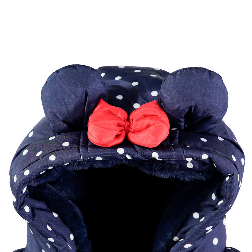 Αμάνικο καπιτονέ μπουφάν με τη Μίνι της Disney, πουά μοτίβο και επένδυση από sherpa  Additional Αμάνικο καπιτονέ μπουφάν με τη Μίνι της Disney, πουά μοτίβο και επένδυση από sherpa