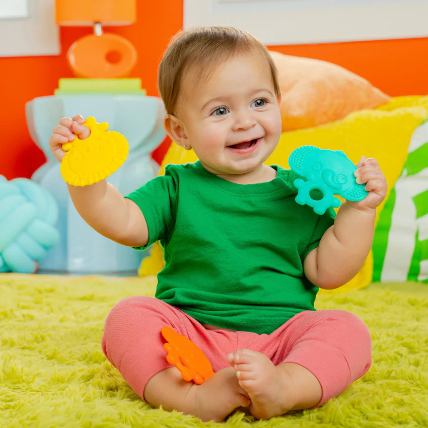 Μασητικό Textured Teethers 3Pc Gummy Buddies Bright Starts 