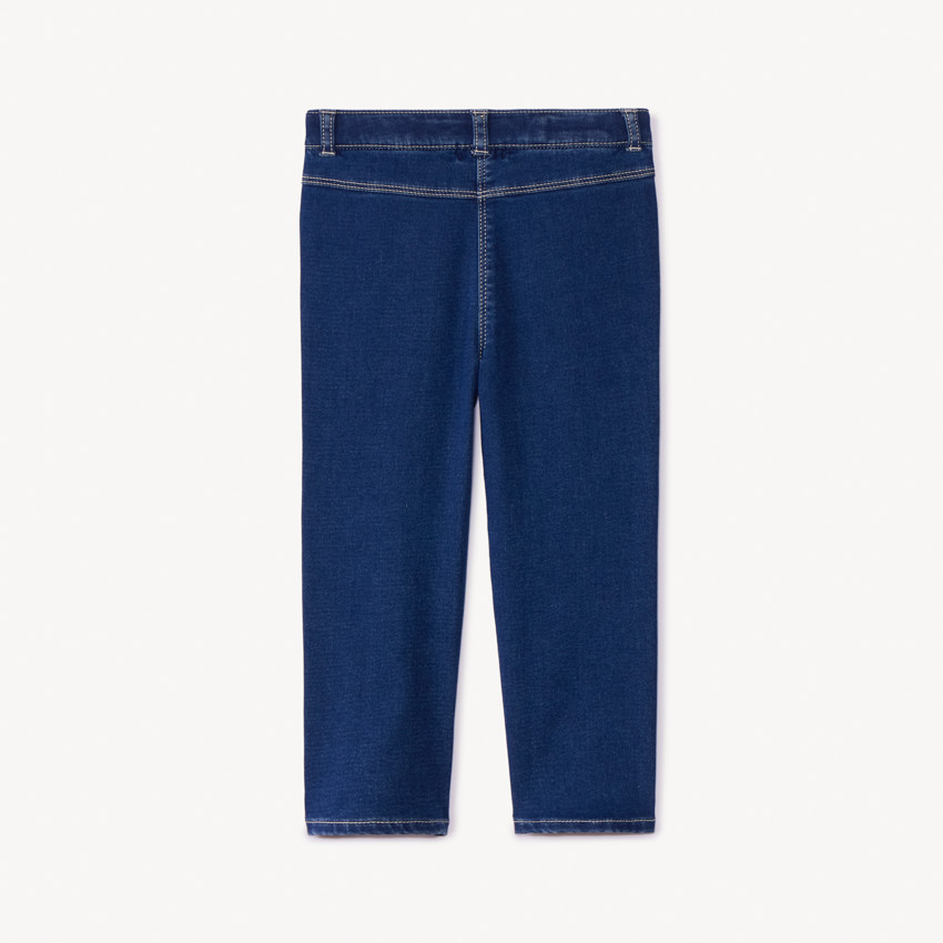 Τζιν μονόχρωμο από denim για μωρό κορίτσι 