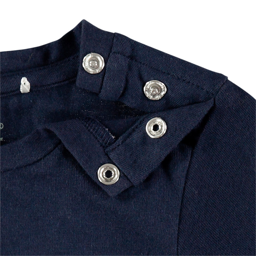 Μπλουζάκι κοντομάνικο από οργανικό βαμβάκι με τύπωμα κροκόδειλου 