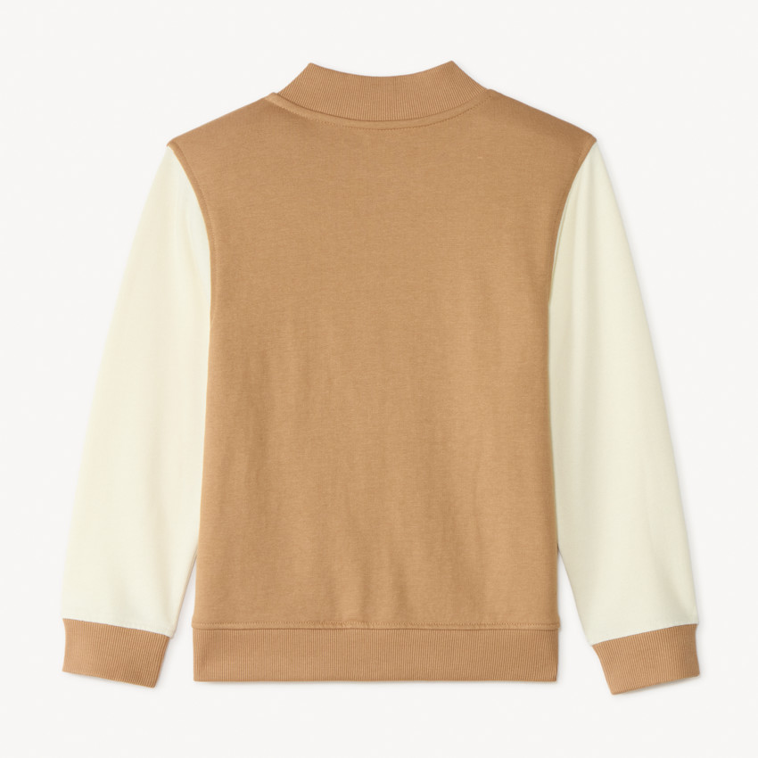 Μπουφάν teddy φλις με patch boucle για αγόρι 