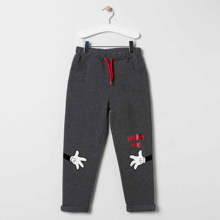 Jogging en molleton à pois et print Minnie 