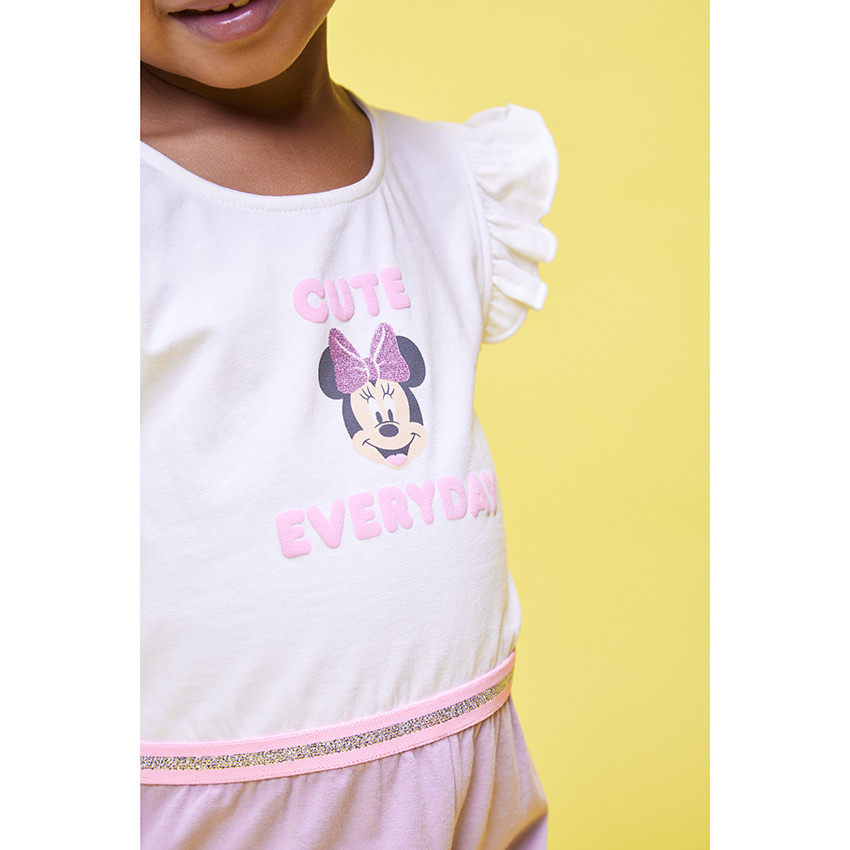 Σαλοπέτα κοντή 2 σε 1 Minnie Disney για κορίτσι μωρό 