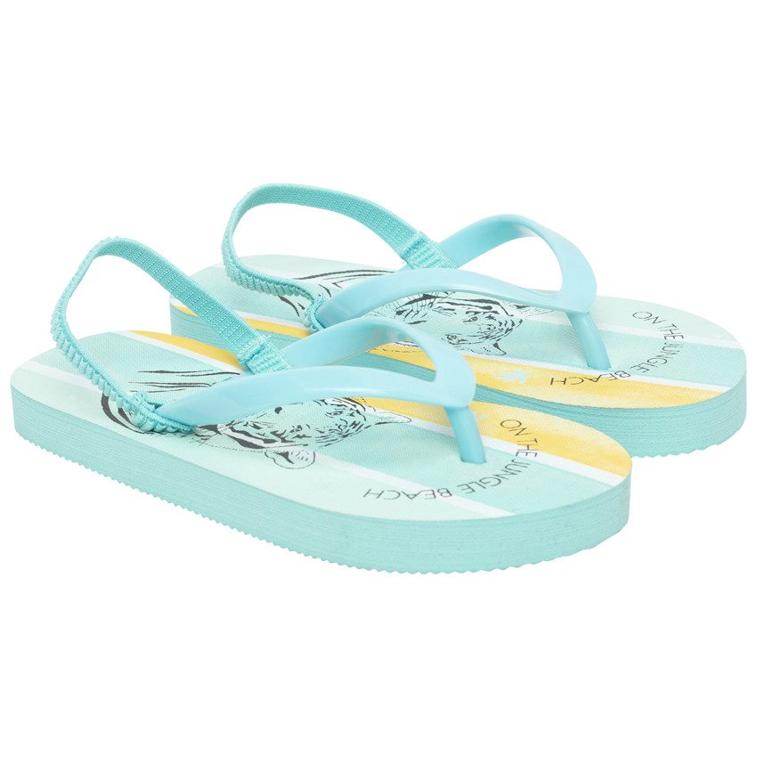 Tongs print tigre pour garçon avec lanière selon l'âge 